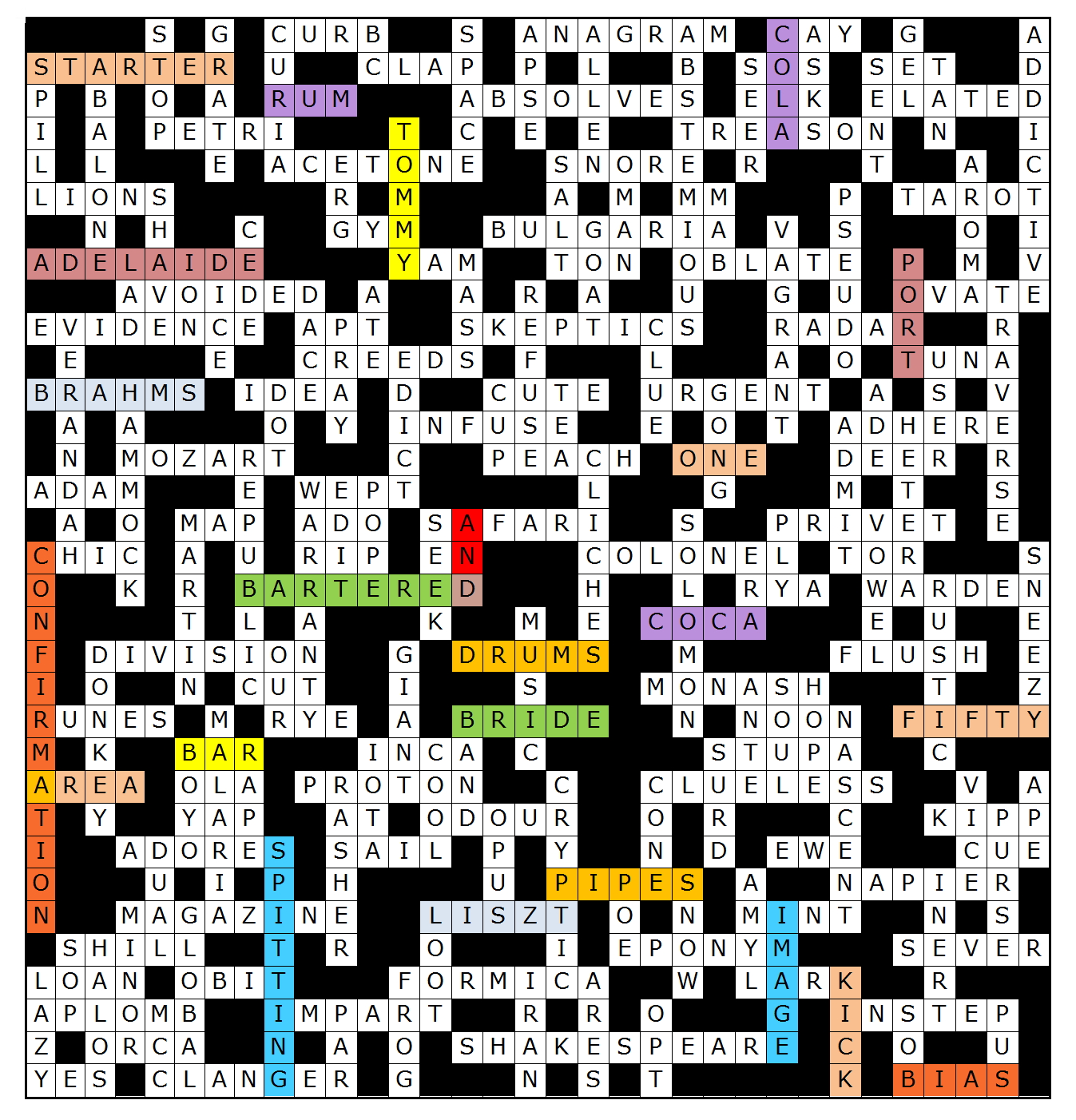 33 Crossword May 2013 Solution