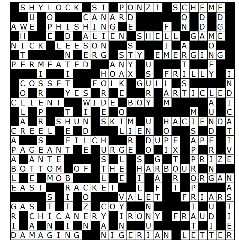 34 June 2013 crossword soln