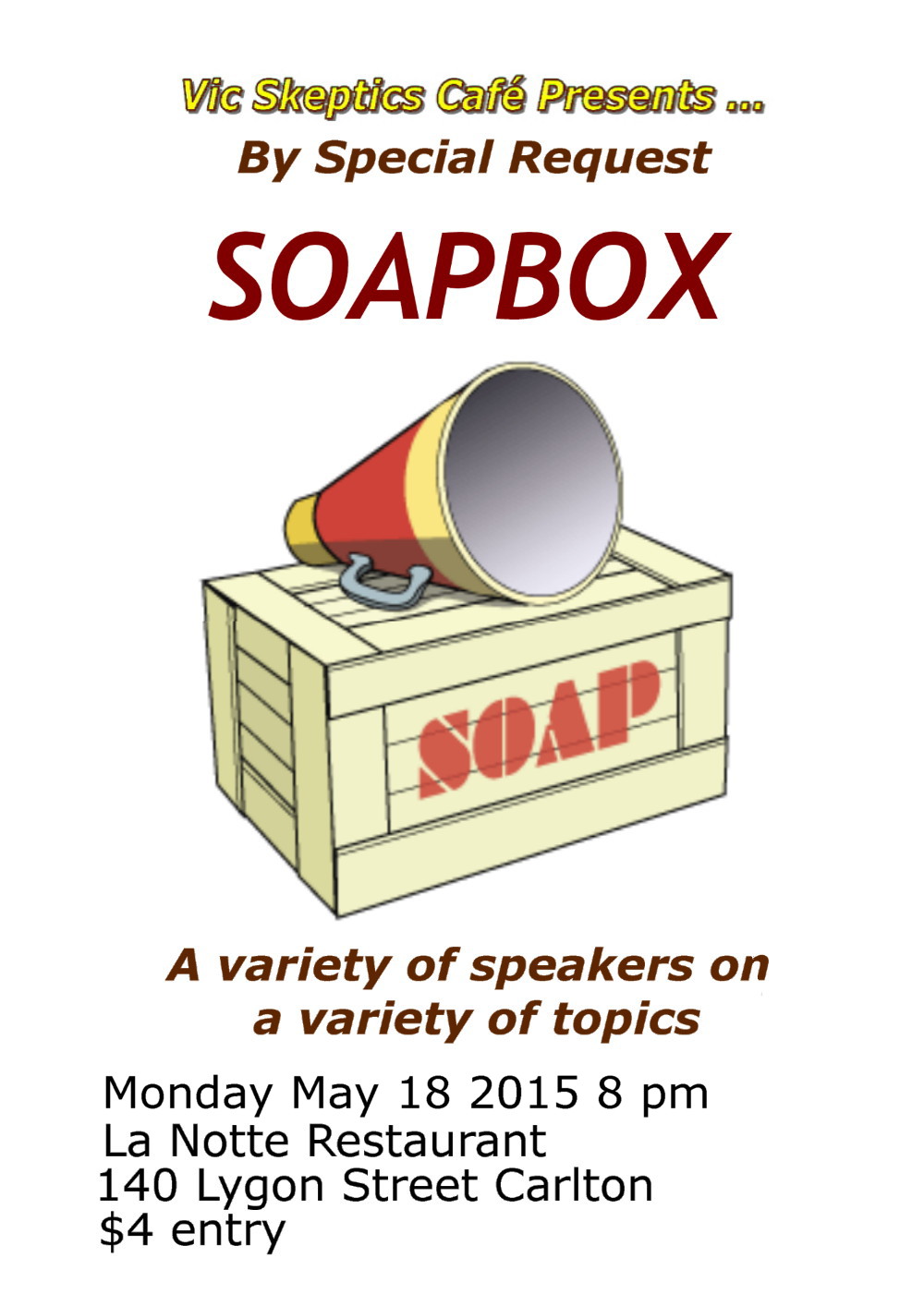 soapbox poster