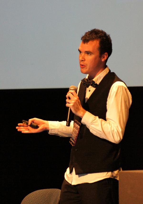 Ross Balch speaking at 2015 Australian Skeptics Convention